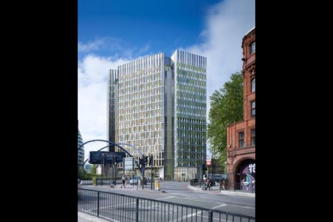 AHMM's 'white collar factory' by Old Street roundabout in London